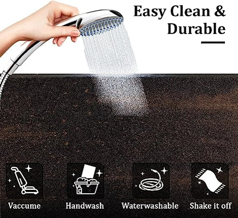 WC Bath Mat - Black